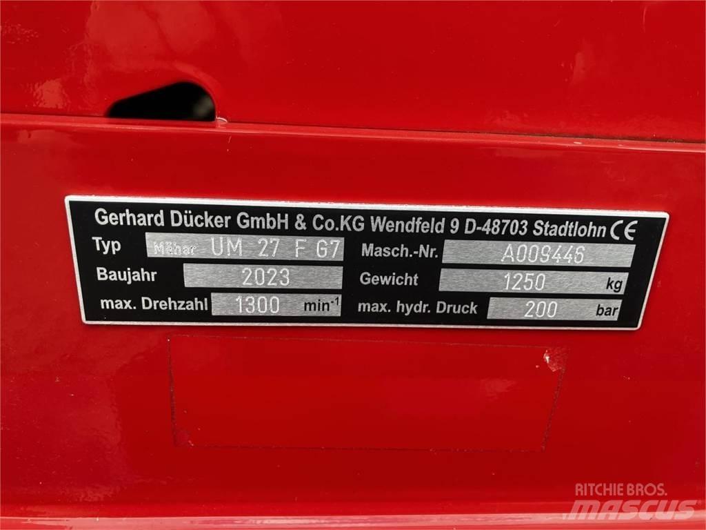 Dücker UM-27 Falciatrici/cimatrici per pascoli