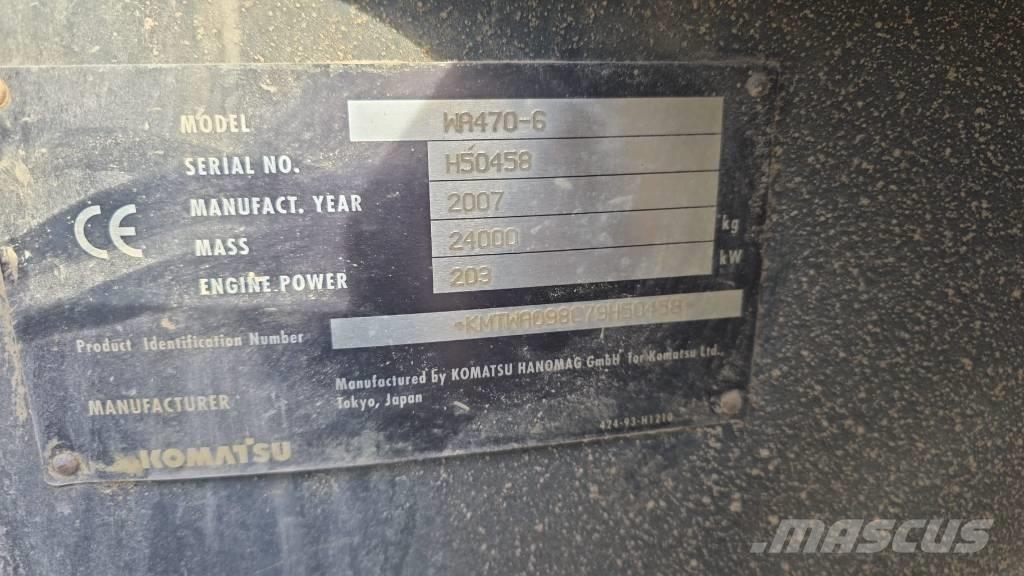 Komatsu WA 470-6 Pale gommate