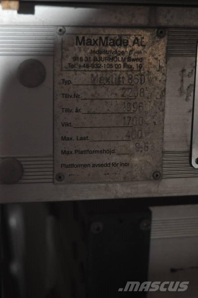  Max Made AB SAXLIFT Movimentazione Materiali - Altro