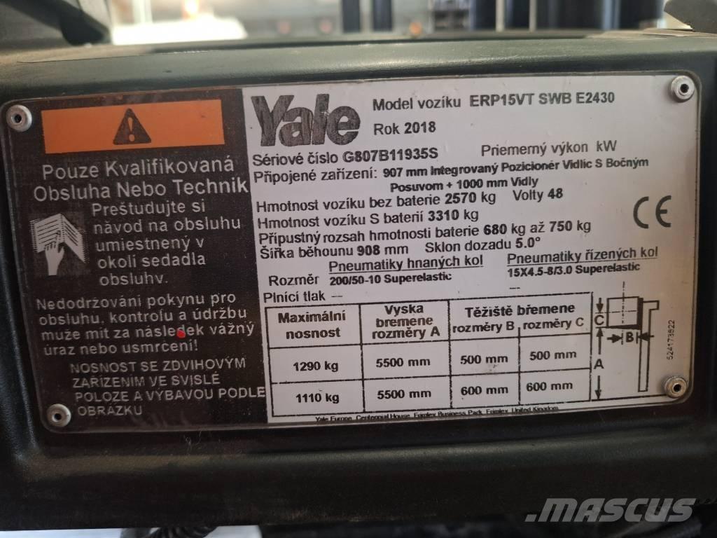 Yale ERP15VT Carrelli elevatori elettrici