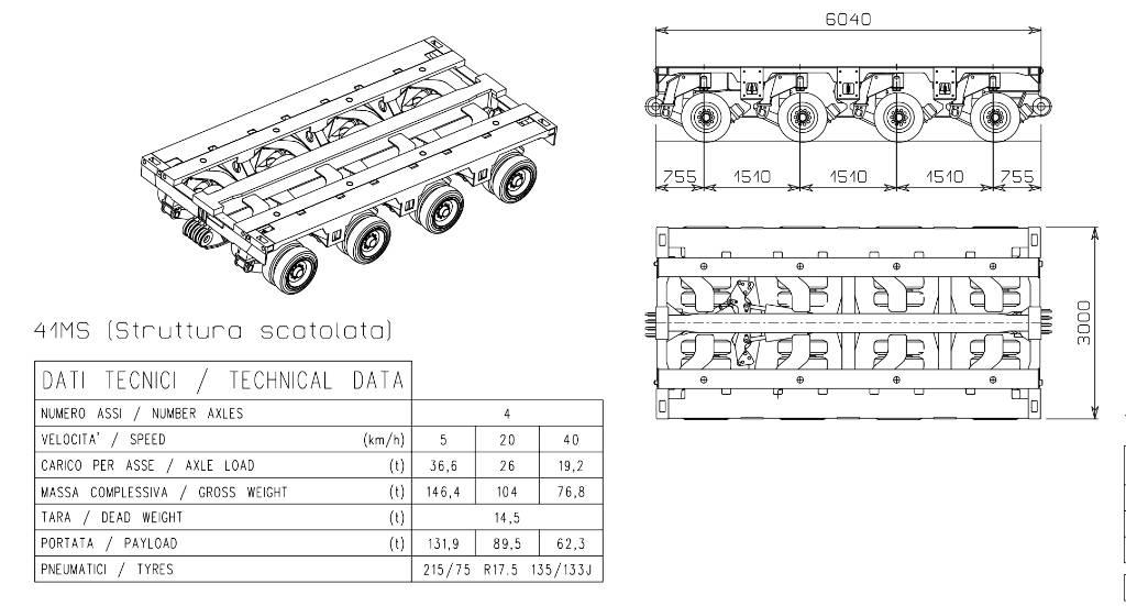 Cometto 1MS Semirimorchi Ribassati