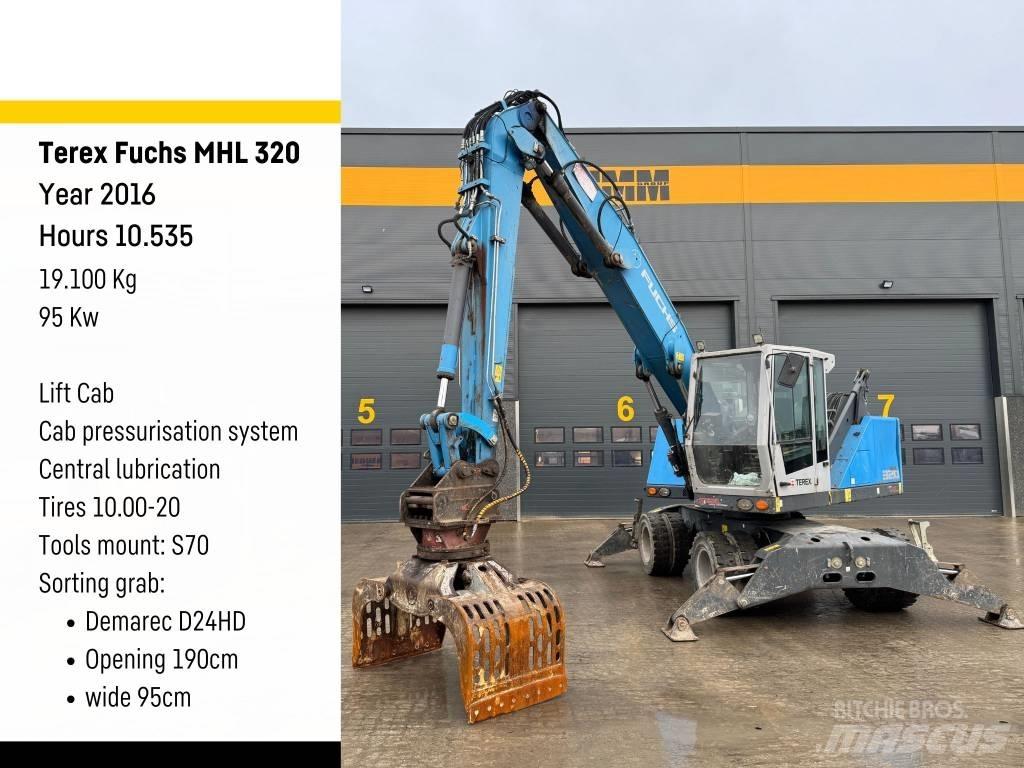 Fuchs MHL 320 Movimentazione rifiuti