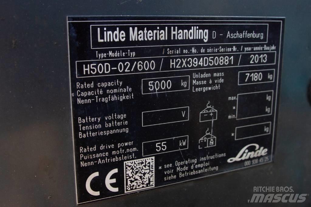 Linde H50D-02/600 Carrelli elevatori diesel