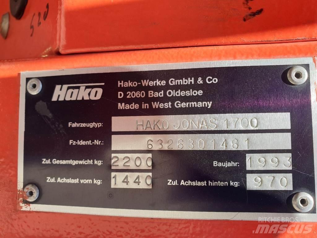 Hako Jonas 1700 Spazzatrici