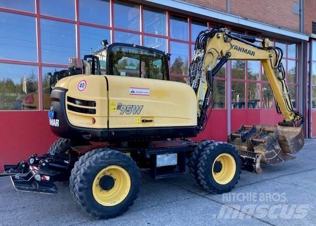 Yanmar B95W Escavatori gommati