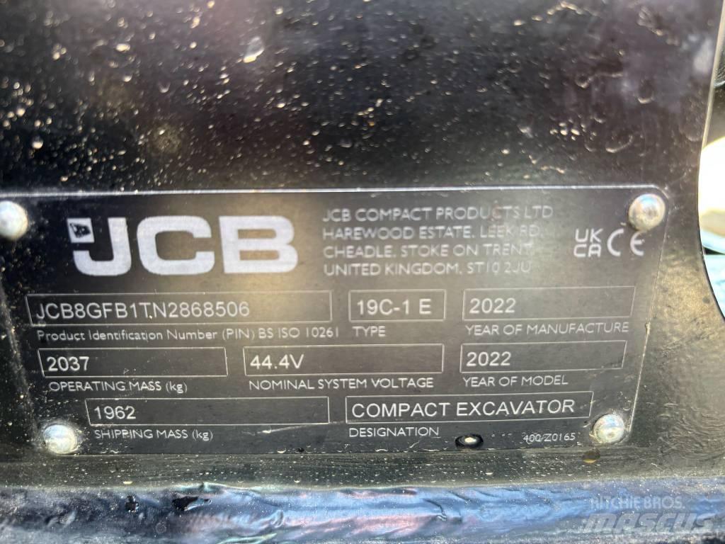 JCB 19 C-1 E Miniescavatori