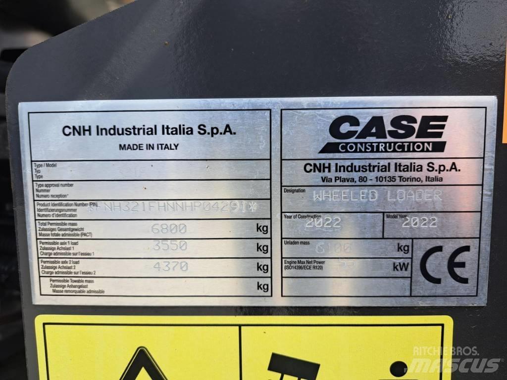 CASE 321 D Pale gommate