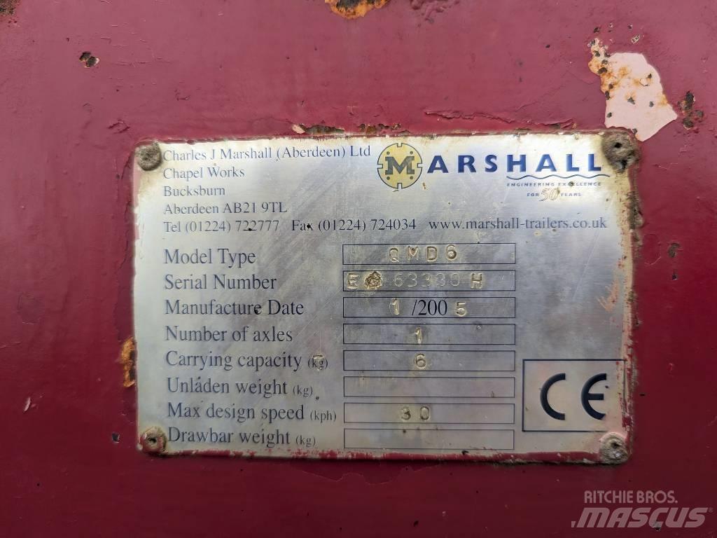 Marshall QMD6 Rimorchi ribaltabili