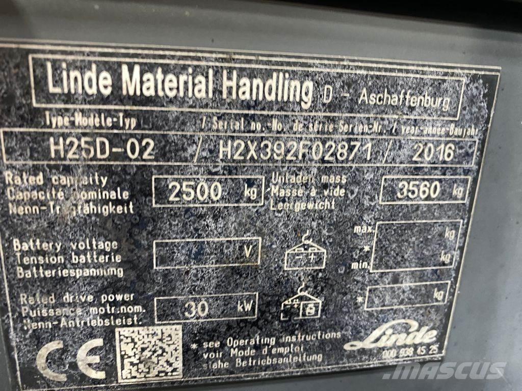 Linde H25D-02 Carrelli elevatori diesel