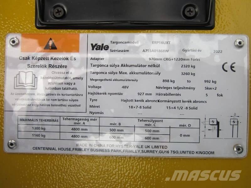 Yale ERP 16 UXT Carrelli elevatori elettrici