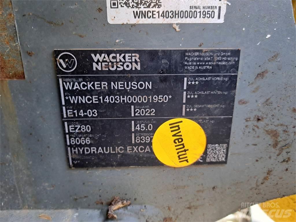 Wacker Neuson EZ80 Escavatori cingolati