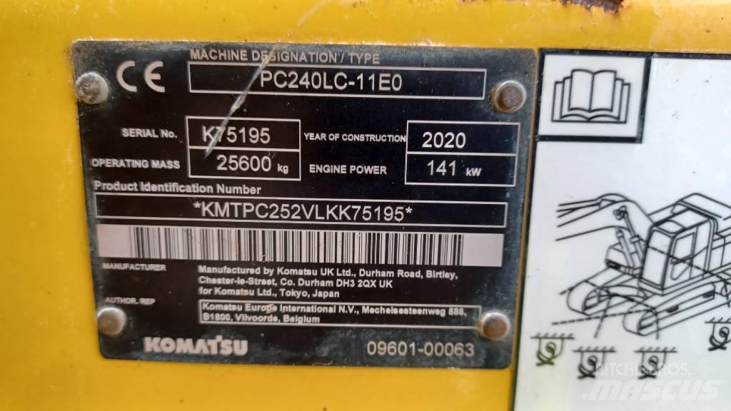 Komatsu PC240LC-11 Escavatori cingolati