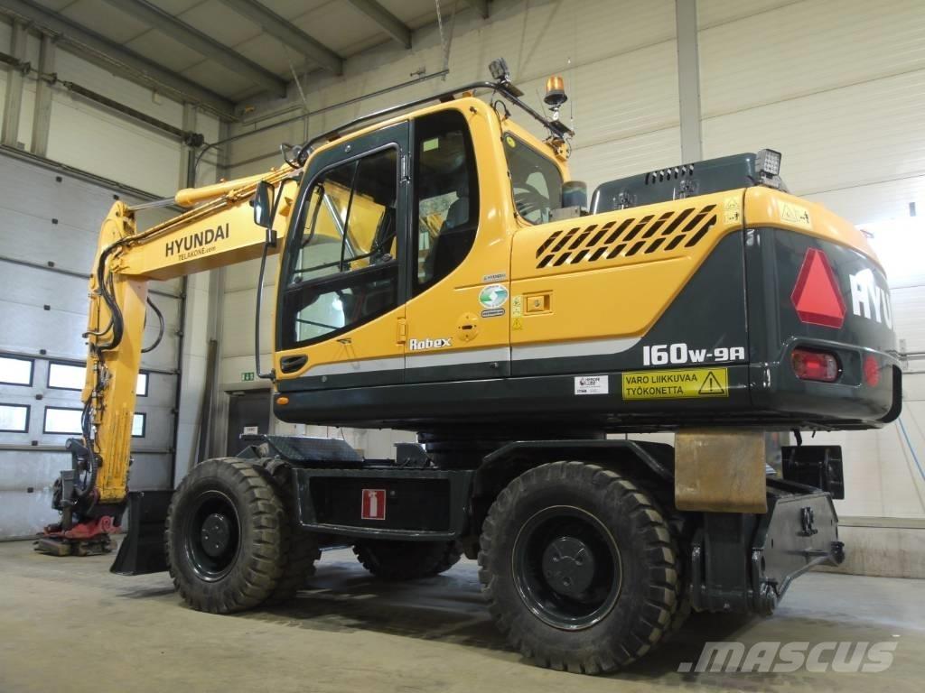 Hyundai R 160 W-9A Escavatori gommati