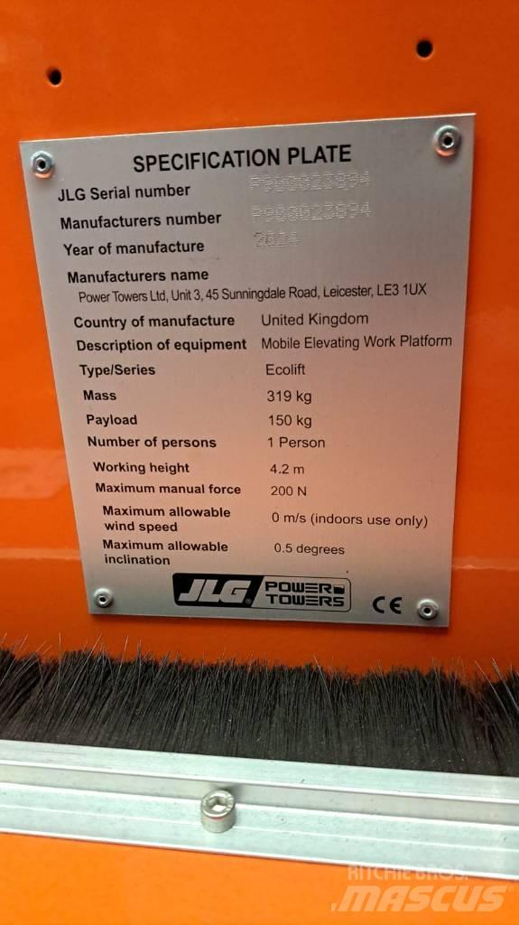 JLG Ecolift (NEW 2024) Piattaforme cingolate, Piattaforme a ragno e Montacarichi