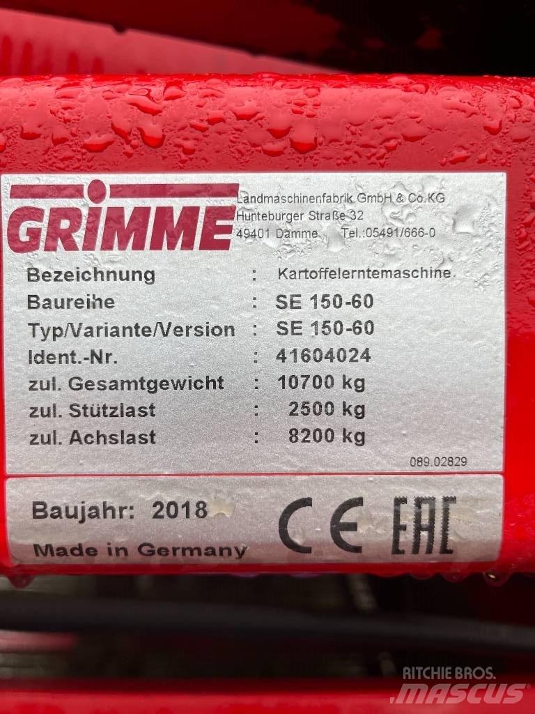 Grimme SE 150-60 NB Scava raccogli patate