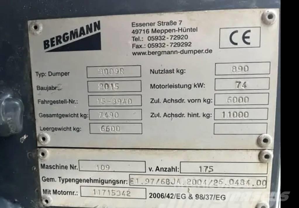 Bergmann Dumper Dumpers articolati