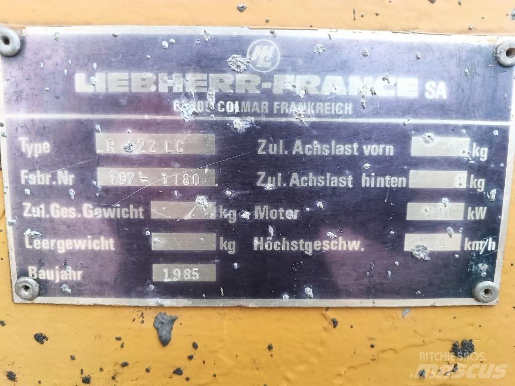 Liebherr R 922 L Escavatori cingolati