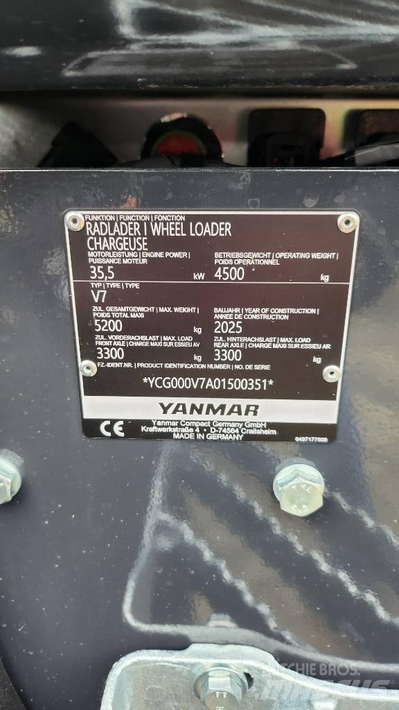 Yanmar Radlader V7HW Pale gommate