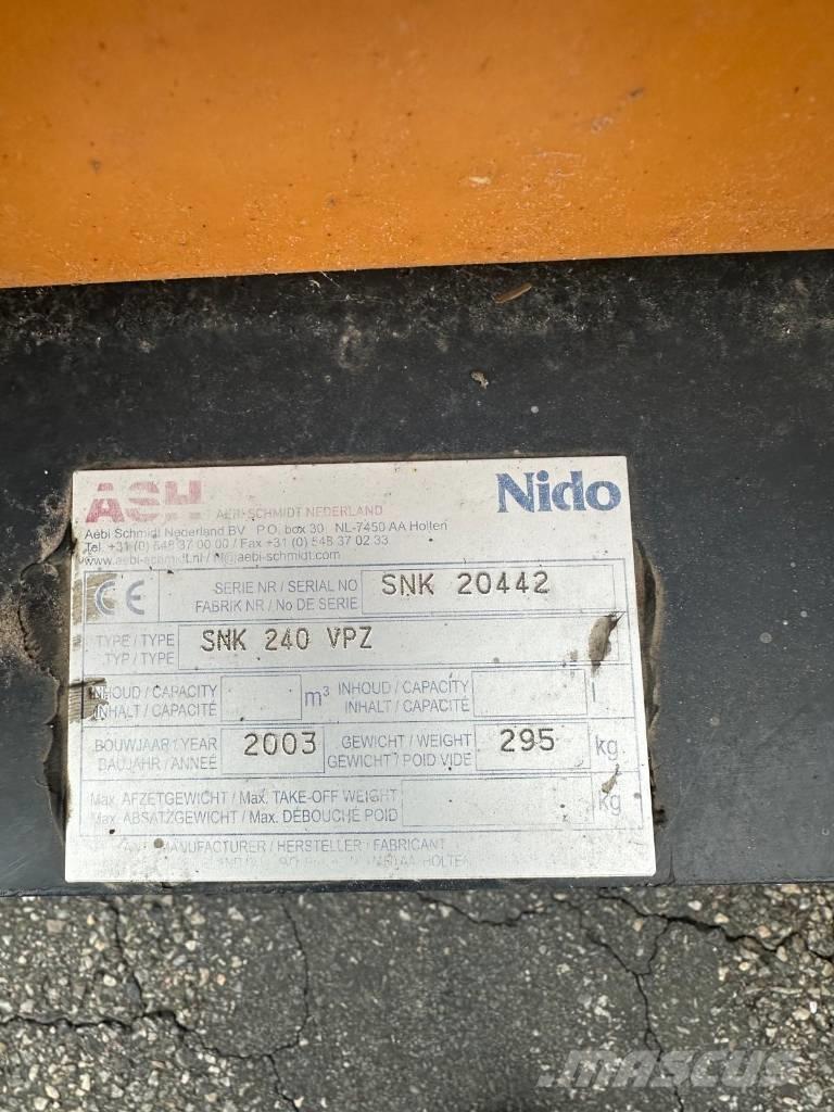 Nido SNK 240 VPZ Lame spazzaneve e aratri
