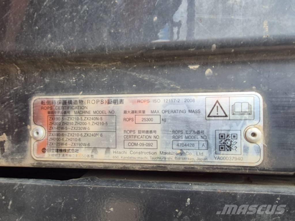 Hitachi ZX 170 W-6 Escavatori gommati