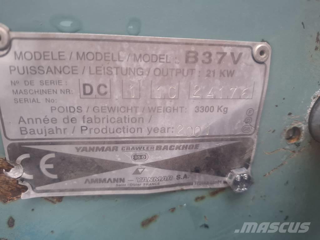 Yanmar B 37 V Miniescavatori