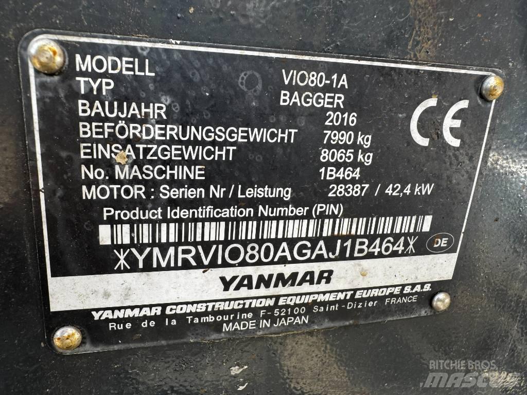 Yanmar ViO80-1A Escavatori medi 7t - 12t