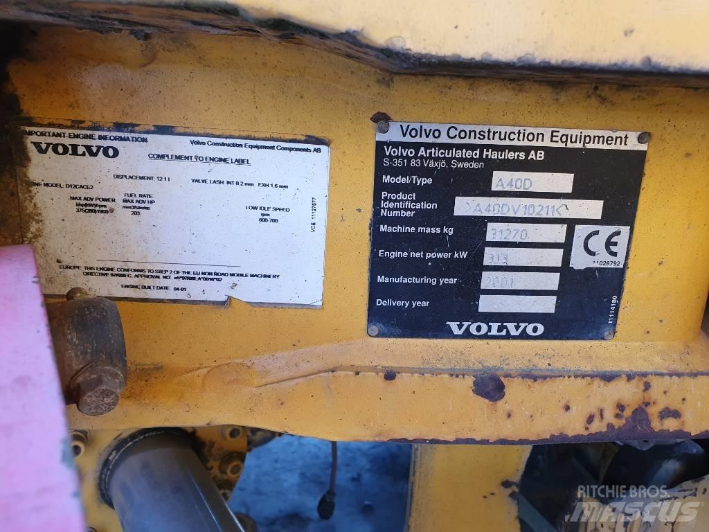 Volvo A 40 D Dumpers articolati