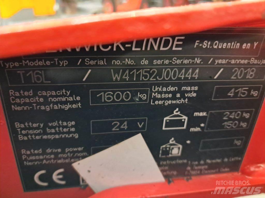 Linde T16L Transpallet manuale