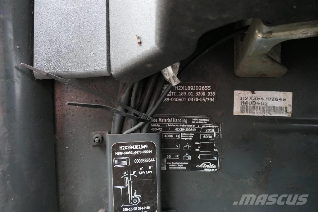 Linde H 40 D-02 Carrelli elevatori diesel