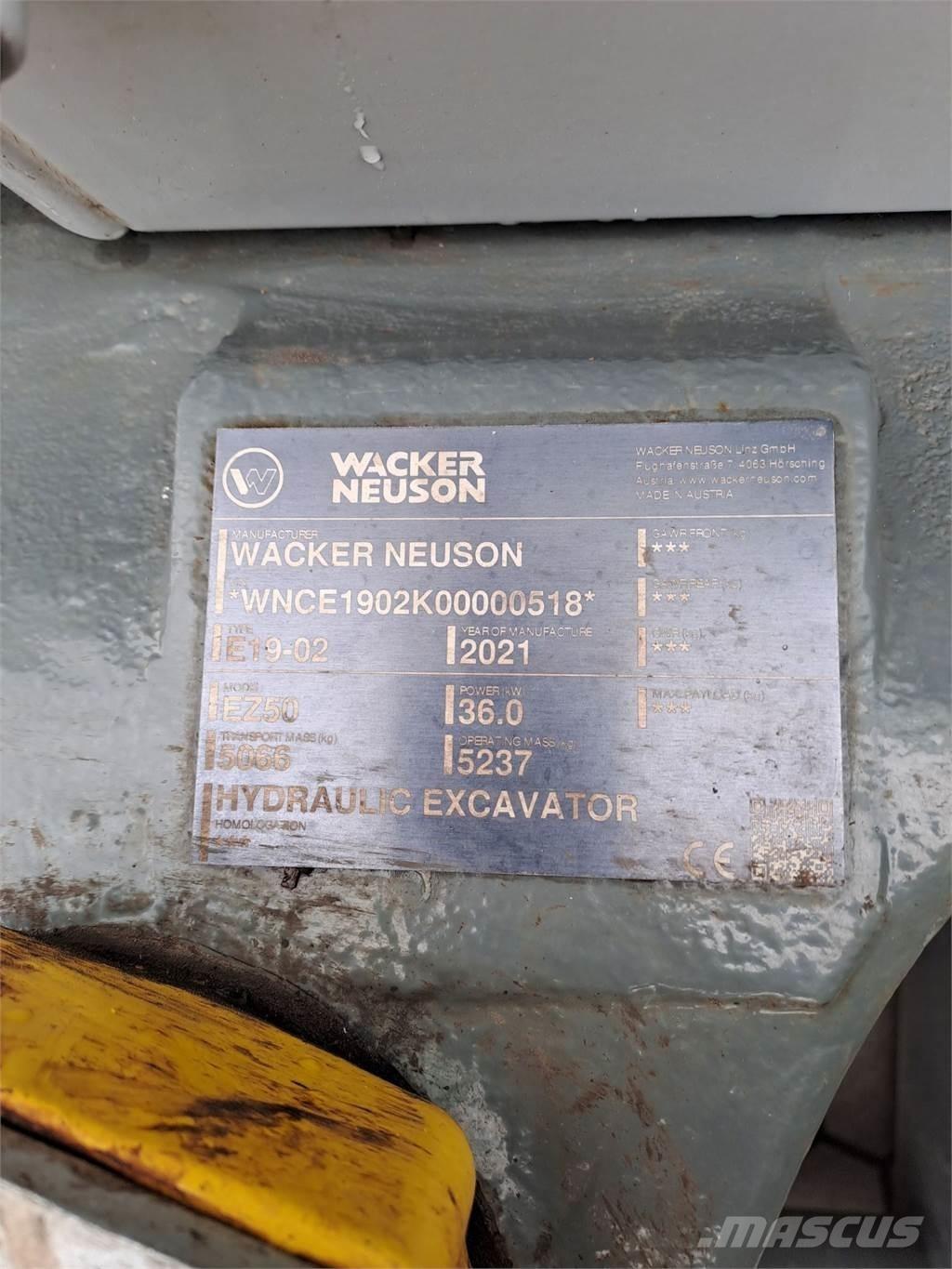 Wacker Neuson EZ50 Escavatori cingolati