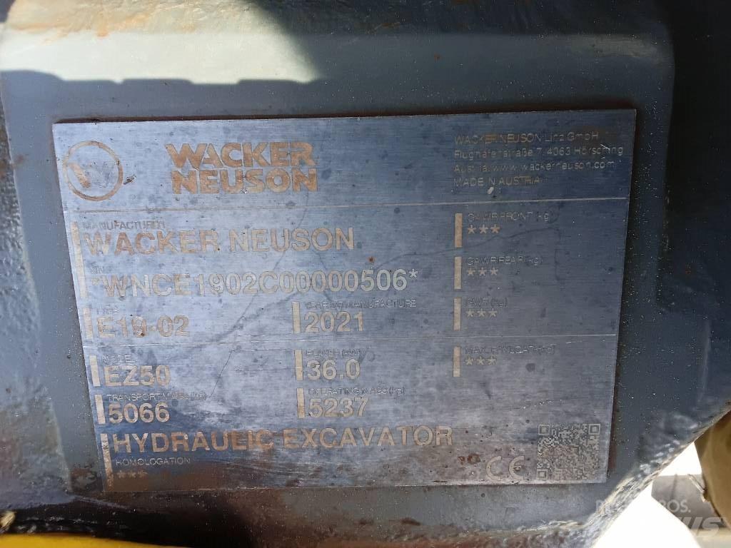 Wacker Neuson EZ50 Escavatori cingolati