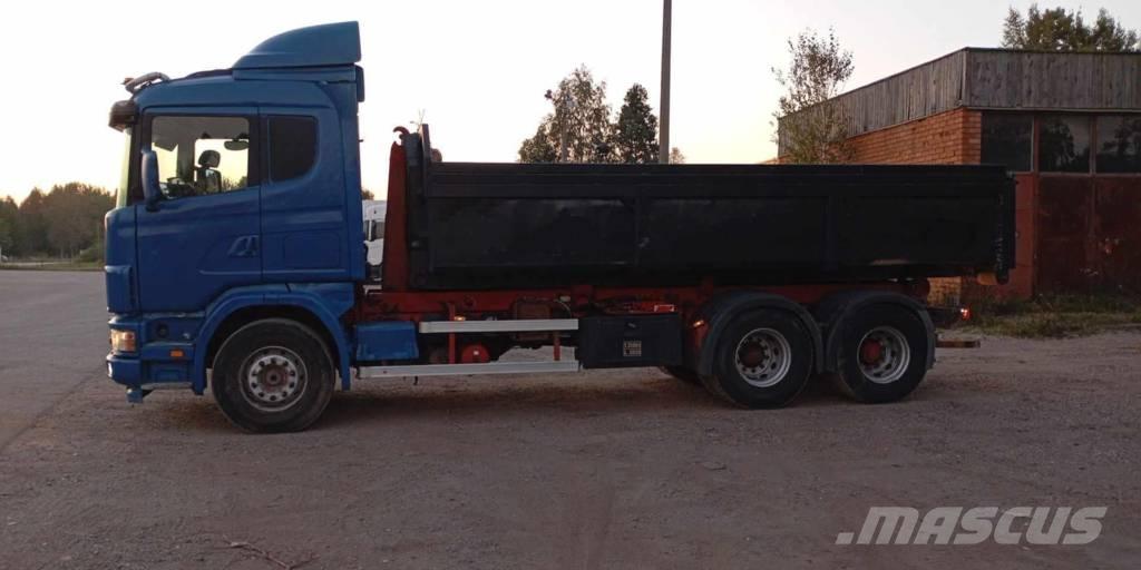 Scania 124 C 420 Camion con gancio di sollevamento