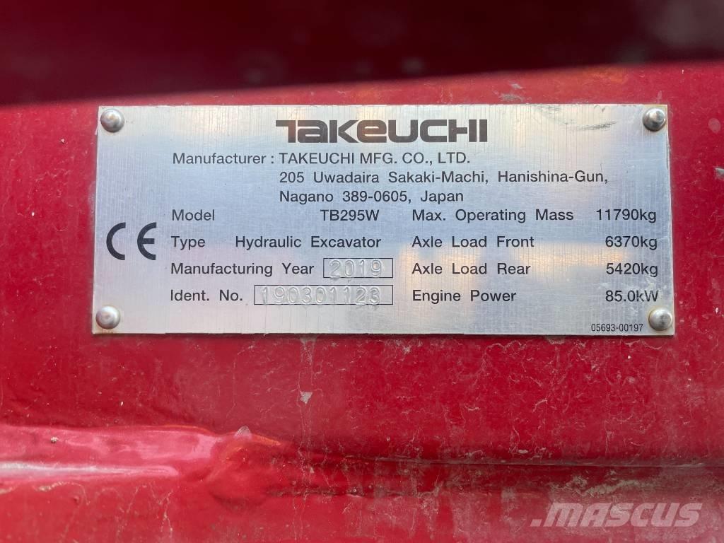 Takeuchi TB 295 W Escavatori gommati