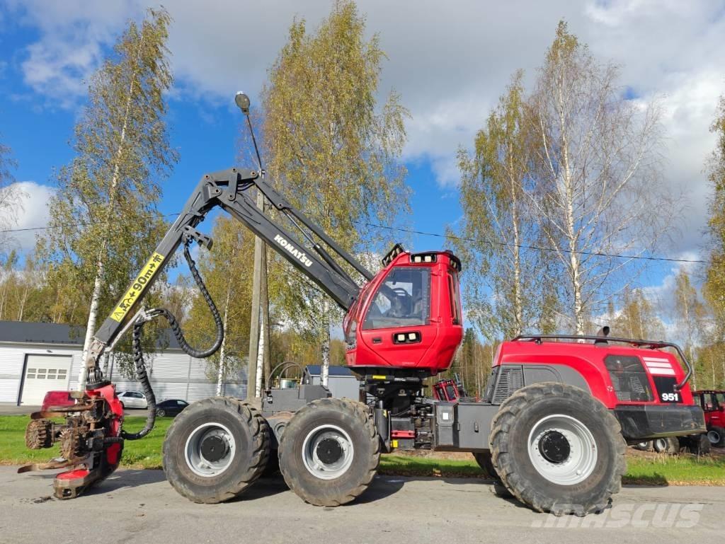 Komatsu 951 Abbattitrici, Disboscatrici