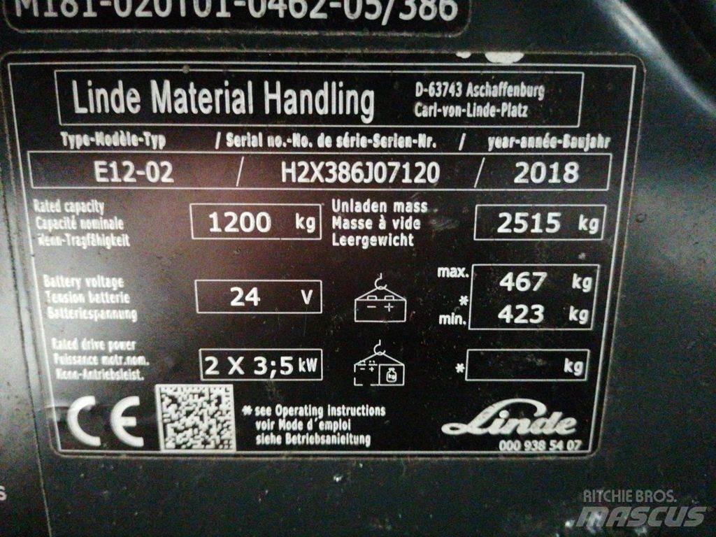 Linde E12-02 Carrelli elevatori elettrici