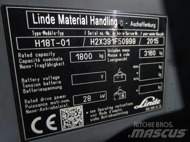 Linde H 18 T-03 Carrelli elevatori GPL