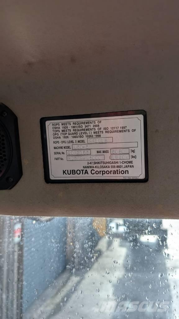 Kubota U 50-5 Escavatori da demolizione