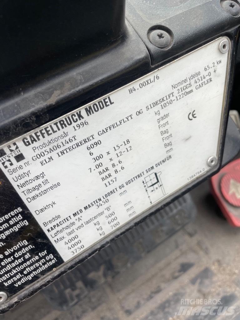 Hyster H 4.00 XL Carrelli elevatori GPL
