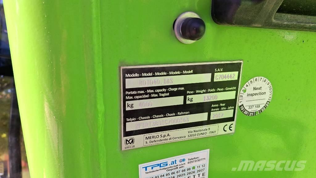 Merlo Roto 40.18 Sollevatori telescopici