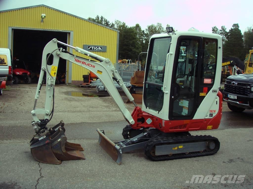 Takeuchi TB 216 Miniescavatori