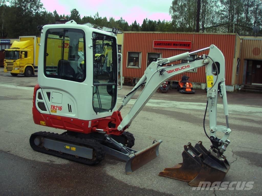 Takeuchi TB 216 Miniescavatori