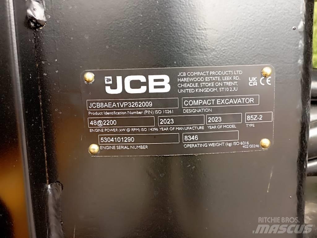 JCB 85Z Escavatori medi 7t - 12t