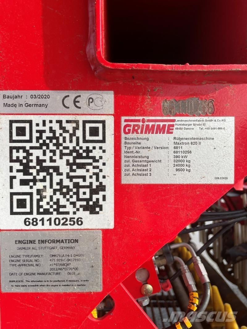 Grimme MAXTRON 620 Agricoltura - Altro