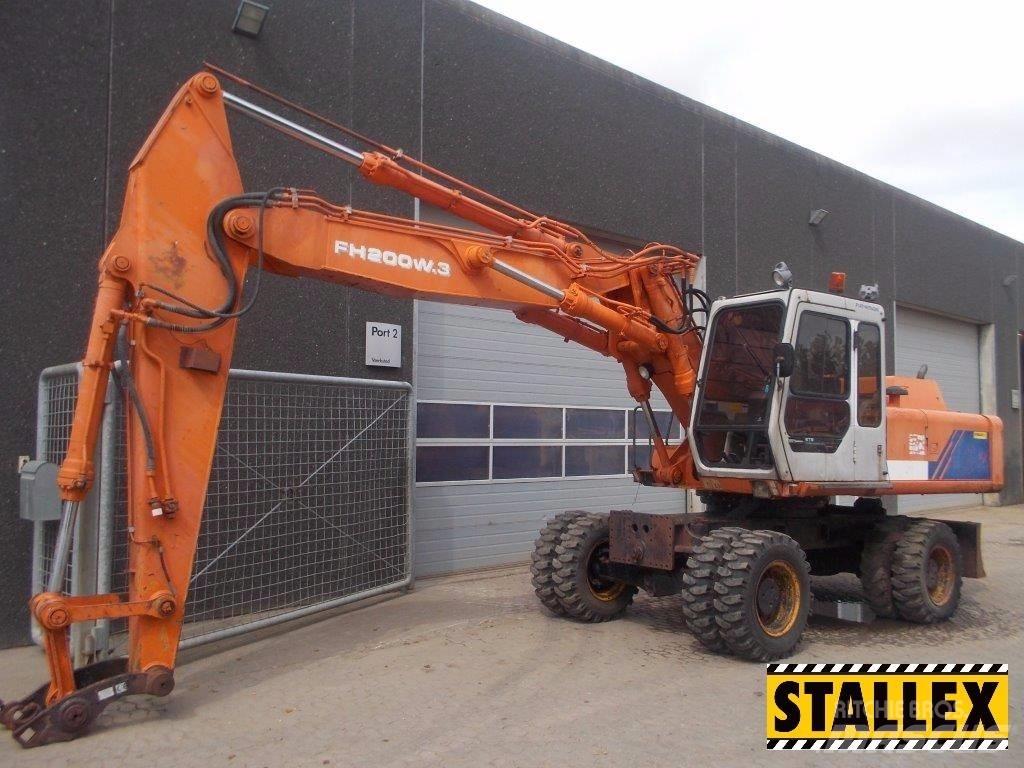Hitachi 200W Escavatori gommati