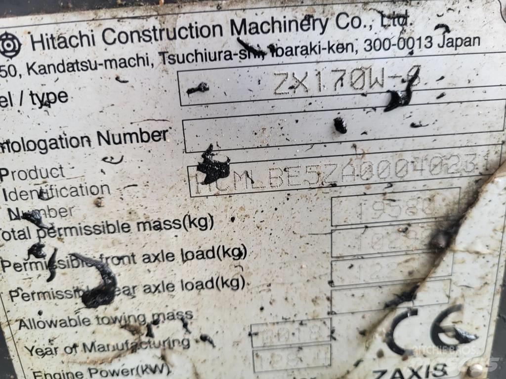 Hitachi ZX170W-6 Escavatori gommati