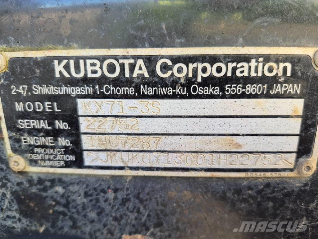 Kubota KX 71-3 Miniescavatori