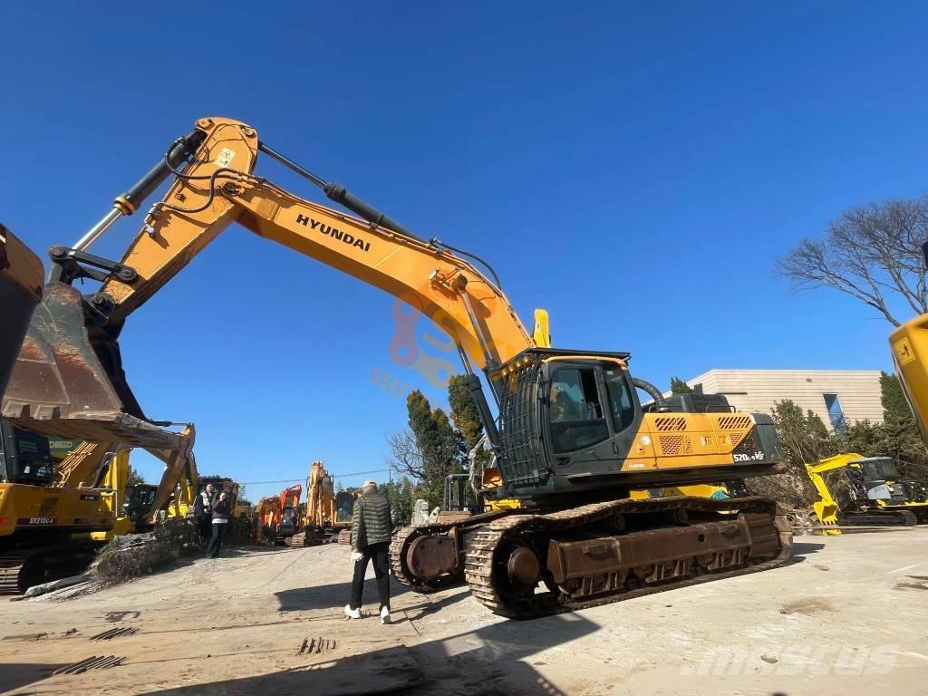 Hyundai Robex 520 VS Escavatori cingolati