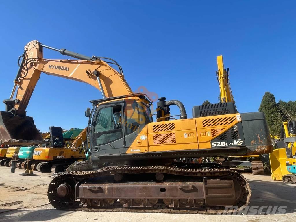 Hyundai Robex 520 VS Escavatori cingolati