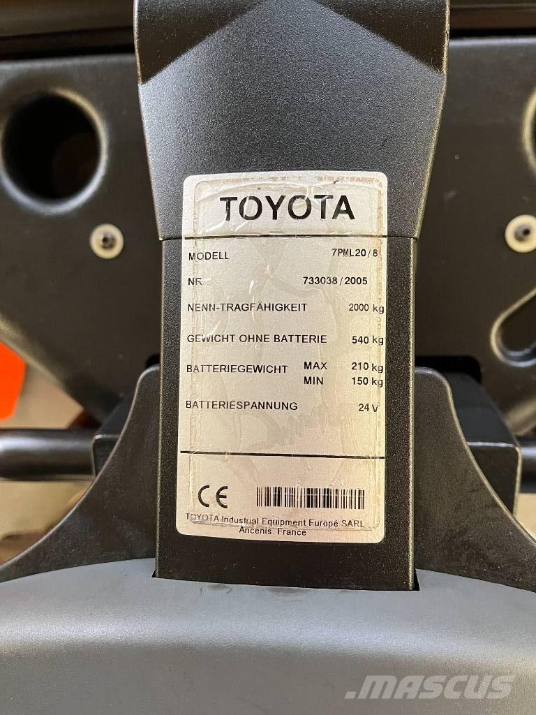 Toyota 7 PML 20 Transpallet manuale
