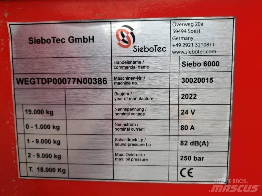 Siebotec Siebo 6000 Vagli rotanti